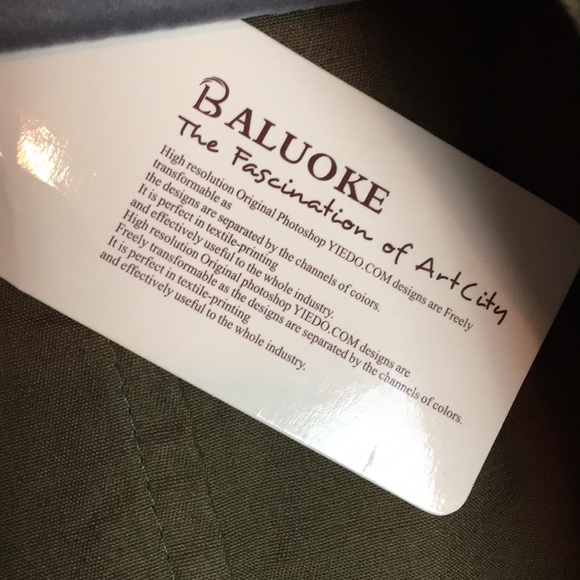 NWT BALUOKE Zip-Up Cargo/Military Style Jacket Size XL - Picture 8 of 16